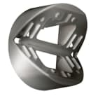 BEG - Ecksockel RC-plus next, Edelstahl-Optik