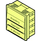 RENZ - Tastenmodul grau mit 3 Klingeltaster
