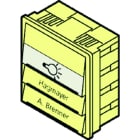 RENZ - Tastenmodul grau mit 1 Lichttaster, 2 Klingeltaster