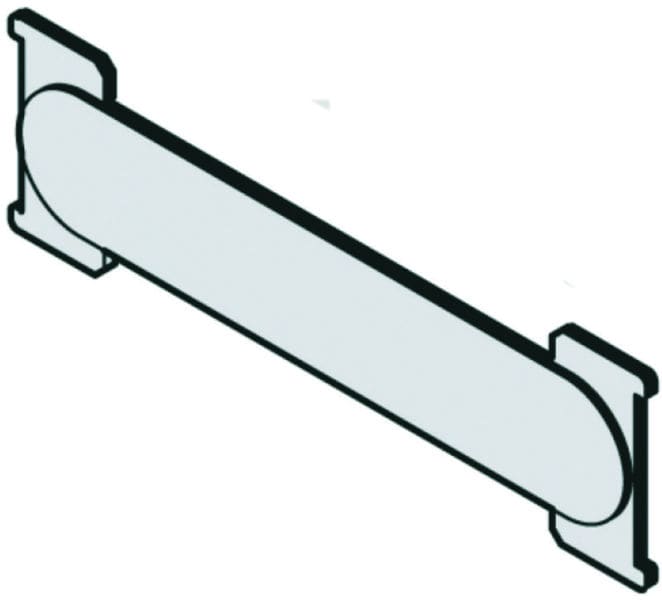 RENZ - Alu- Namensschild RSA ohne Gravur 72x21 mm