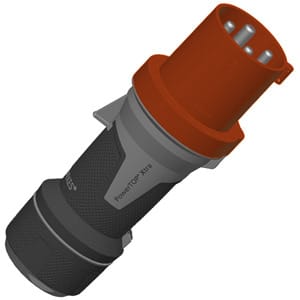 MENNEKES - CEE-Stecker PowerTOP Xtra HW/VN 63A 4p 400V 6h IP44