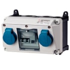 MENNEKES - Steckdosen-Kombi Amaxx 1 2xSSTD IP44 + Abs.