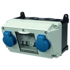 MENNEKES - Steckdosen-Kombi Amaxx 1 2xSSTD IP44 + Abs.