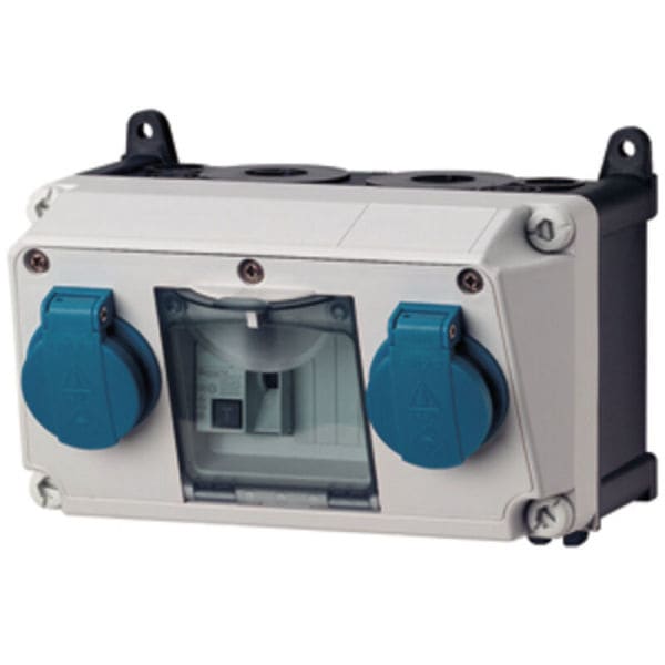 MENNEKES - Steckdosen-Kombi Amaxx 1 2xSSTD IP44 + Abs.
