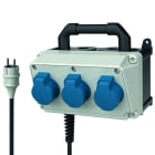 MENNEKES - Steckdosen-Kombi Amaxx 1 3xSSTD IP44 Tragbar