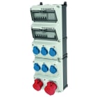 MENNEKES - Steckdosen-Kombi Amaxx 5 6xSSTD 1X16/5 1X32/5 IP44 + Abs.