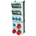 MENNEKES - Steckdosen-Kombi Amaxx 5 4xSSTD 2X16/5 1X32/5 IP44 + Abs.