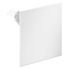 KAISER - Abschluß Steckdeckel 130X130X3,5 mit Steckverbinder, Weiß