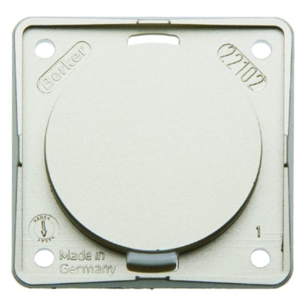 BERKER - INTEGRO FLOW/CLASSIC/PURE Blind- verschluss mit Tragplatte chrom matt