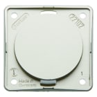 BERKER - INTEGRO FLOW/CLASSIC/PURE Blind- verschluss mit Tragplatte chrom matt