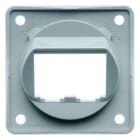 BERKER - INTEGRO Tragplatte für BTR-/ E-DAT-Module, grau glänzend