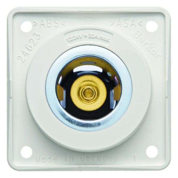 BERKER - INTEGRO Power-Steckdose 12V, polarweiß glänzend