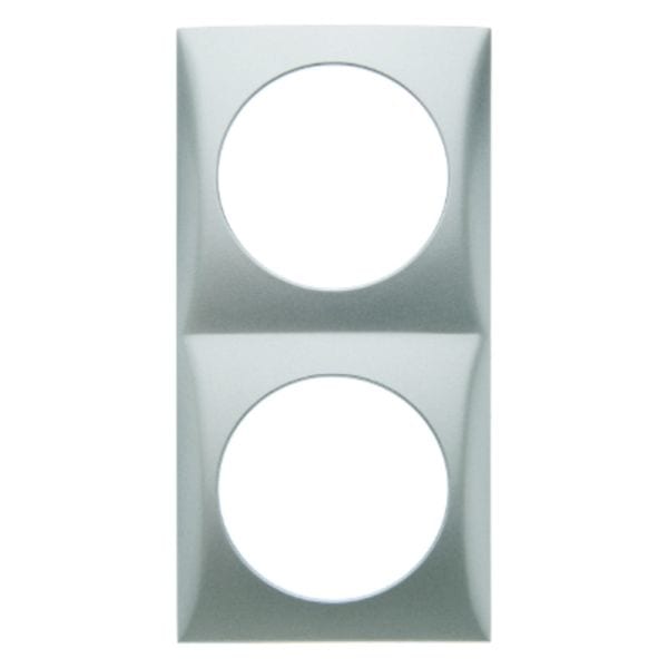 BERKER - INTEGRO FLOW Rahmen 2fach Edelstahl lackiert