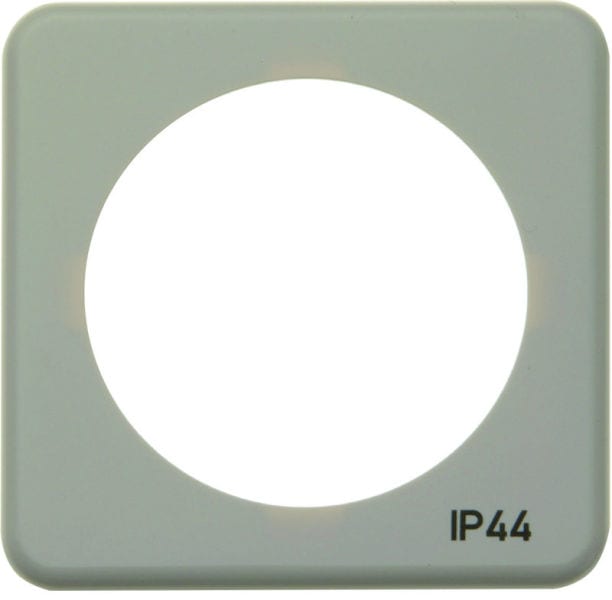 BERKER - INTEGRO Classic IP44 Rahmen 1fach ohne Dichtung, polarweiß glänzend