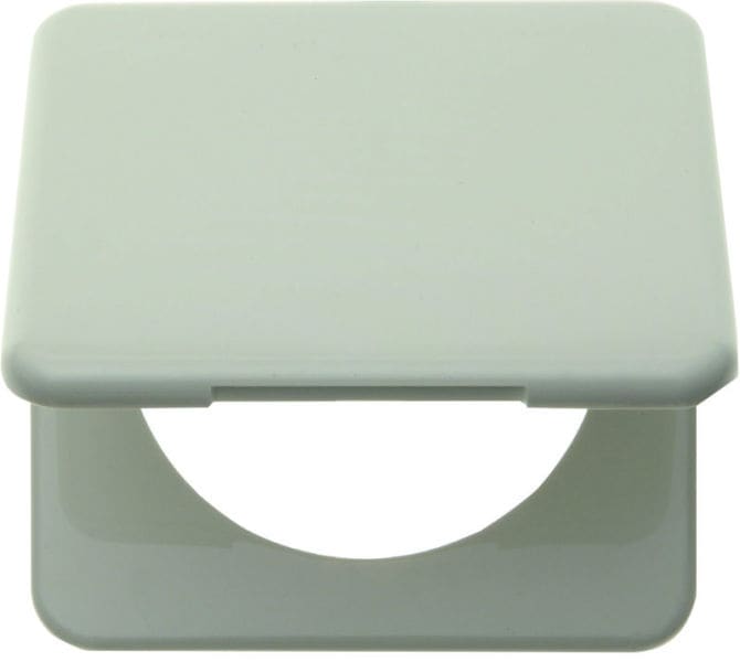 BERKER - INTEGRO Classic Rahmen 1fach mit Klappdeckel, polarweiß glänzend