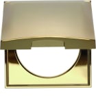 BERKER - INTEGRO Rahmen 1fach mit Klappdeckel gold hochglänzend