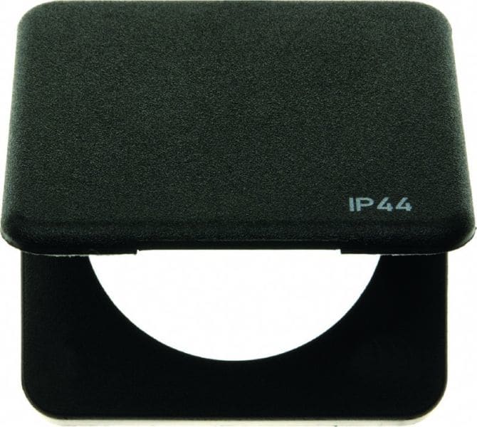 BERKER - INTEGRO Classic IP44 Rahmen 1fach ohne Dichtung, schwarz matt