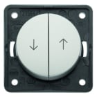 BERKER - INTEGRO Flow/Pure Jalousietaster Edelstahl lackiert