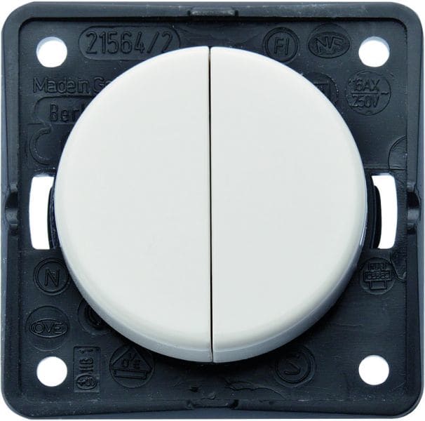 BERKER - INTEGRO Classic Serienschalter polarweiß glänzend