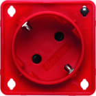 BERKER - INTEGRO SSD 45° mit Kontroll-LED SNAP IN 2,0+/-0,15mm, rot matt