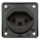 BERKER - Integro STD mit Schutzkontakt Schweiz Typ 23, Braun Matt