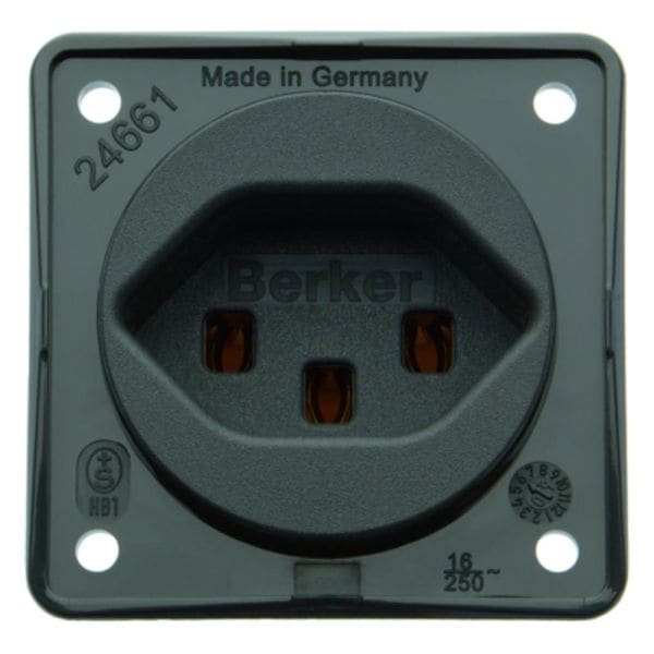 BERKER - INTEGRO STD mit Schutzkontakt Schweiz Typ 23, anthrazit matt