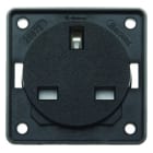 BERKER - INTEGRO STD British Standard mit Schutzkontakt, schwarz matt