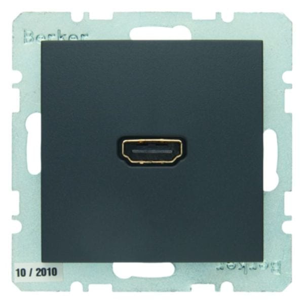 BERKER - S.1/B.x Steckdose HDMI anthrazit matt