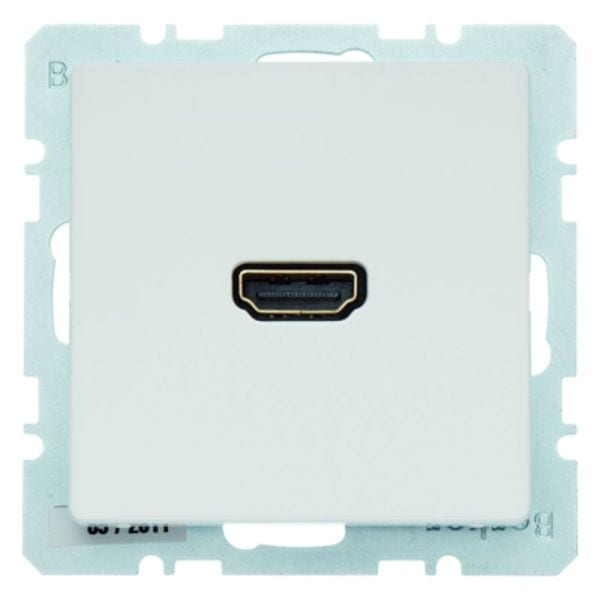 BERKER - Q.x High Definition Steckdose polarweiß samt