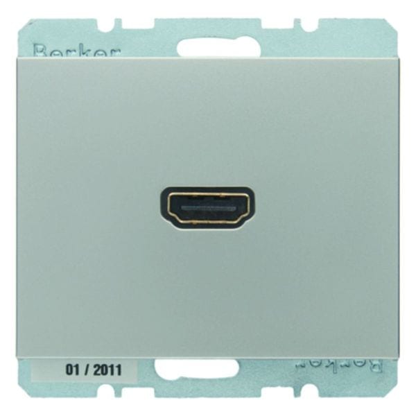BERKER - K.5 High Definition Steckdose Edelstahl lackiert