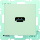 BERKER - S.1 Steckdose HDMI weiß glänzend