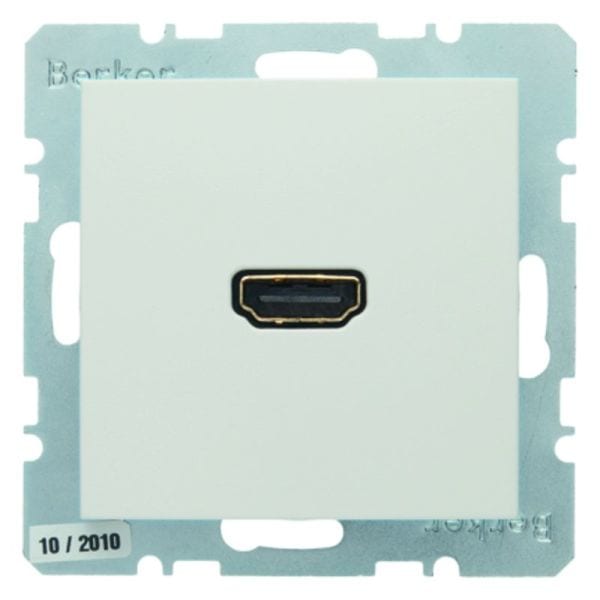 BERKER - S.1/B.x Steckdose HDMI polarweiß glänzend