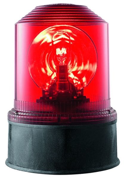 GROTHE - Drehspiegelleuchte, Farbe: Rot 240V, (Typ DSL 7337)
