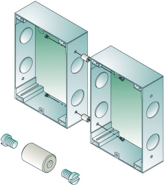 FERMAX - Distanzhalter für UP-Dose (Set = 2 Stk.)