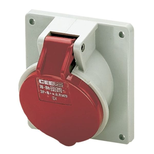 MENNEKES - CEE-Anbausteckdose TwinContact 16A 5p 400V 6h IP44