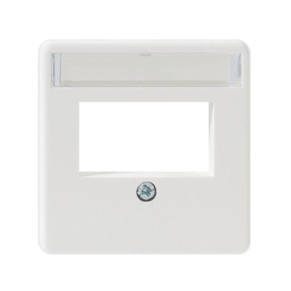 RUTENBECK - Zentralstück 50 x 50 mm für 2fach Tragplatte reinweiß