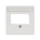 RUTENBECK - Zentralstück 50 x 50 mm für 2fach Tragplatte reinweiß