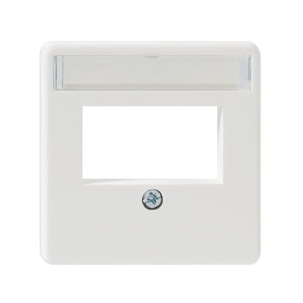 RUTENBECK - Zentralstück 50 x 50 mm für 2fach Tragplatte perlweiß