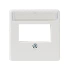 RUTENBECK - Zentralstück 50 x 50 mm für 2fach Tragplatte perlweiß