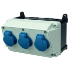 MENNEKES - Steckdosen-Kombi AMAXX 1 3xSSTD IP44