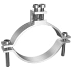 KAISER - Erdleitungsbride 2½ - 3'' (75.2-87.9 mm), 4 - 50 mm² Seil - Draht ø 8 mm
