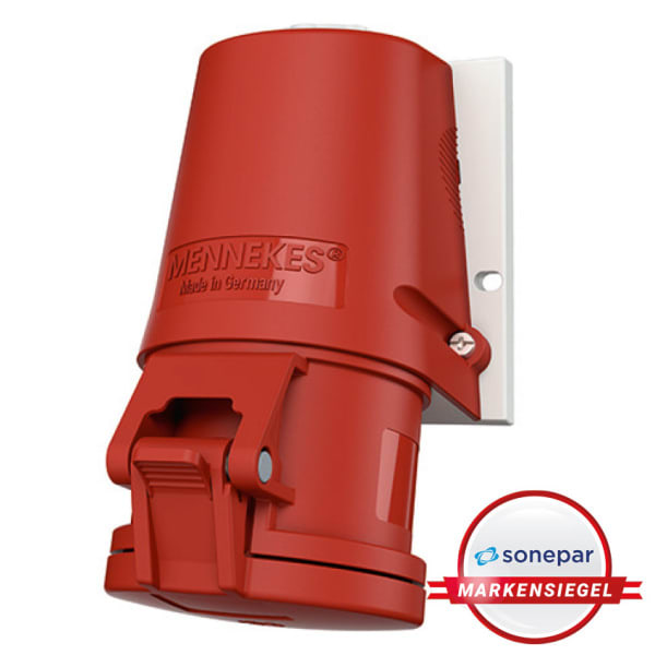 MENNEKES - MS! CEE-Wandsteckdose TwinContact 32A 5p 400V 6h IP44