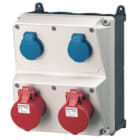 MENNEKES - Steckdosen-Kombi AMAXX 2 2xSSTD 2x16/5, IP44