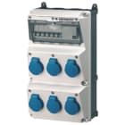 MENNEKES - Steckdosen-Kombi AMAXX 3 6xSSTD, IP44, + Abs.