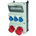 MENNEKES - Steckdosen-Kombi AMAXX 3 3xSSTD, 1x16/5, 1x32/5, IP44, + Abs.