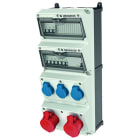 MENNEKES - Steckdosen-Kombi AMAXX 4 3xSSTD, 2x16/5, IP 44, + Abs.