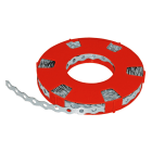 SIBLIK - Metall-Montageband 17 x 0,7mm Loch 6,5 mm, L=10 m, Überkart. 10 Rollen