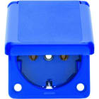 BERKER - Einbau SSD IP44 50x60mm mit Klappdeckel, blau