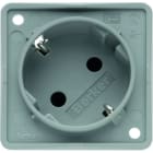 BERKER - INTEGRO SSD 45° SNAP IN 2,8mm mit erhöhtem Berührungsschutz, grau matt