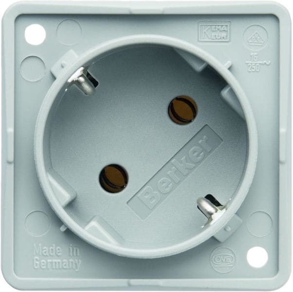 BERKER - Integro SSD 45° Snap in 1mm Grau Matt